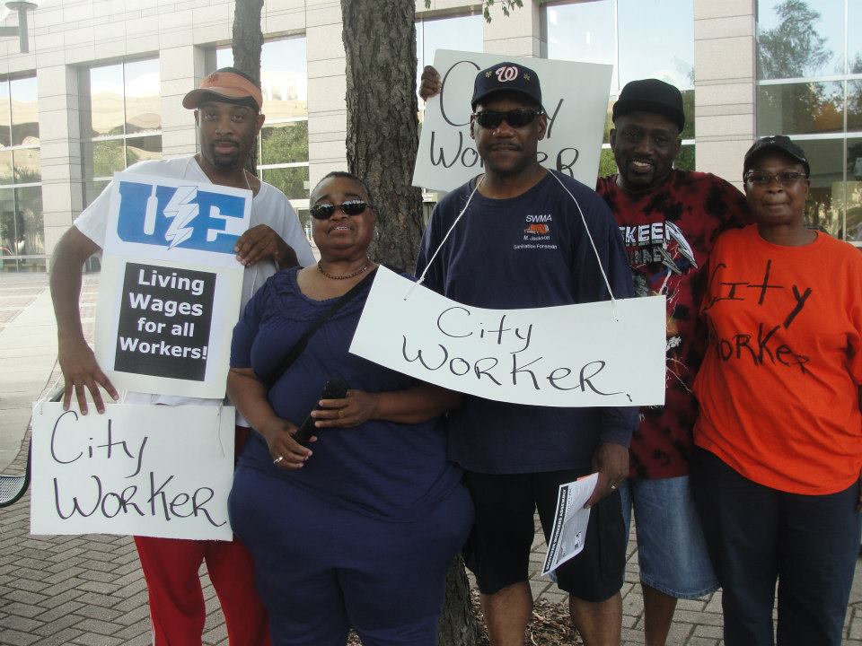 Workers Charlotte Aug 13 Picket
