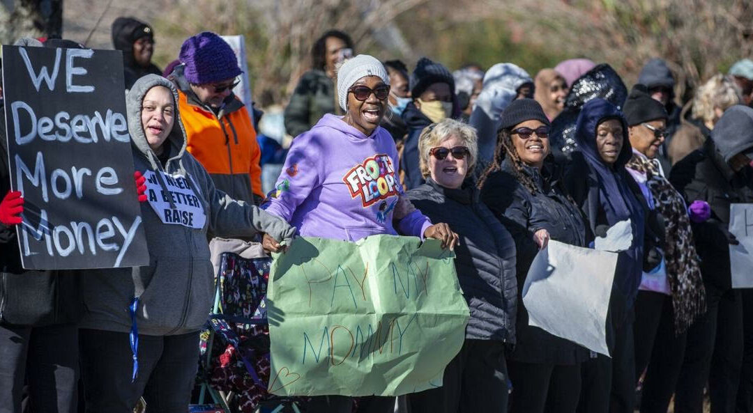 Solidarity with Guilford County Schools cafeteria workers!