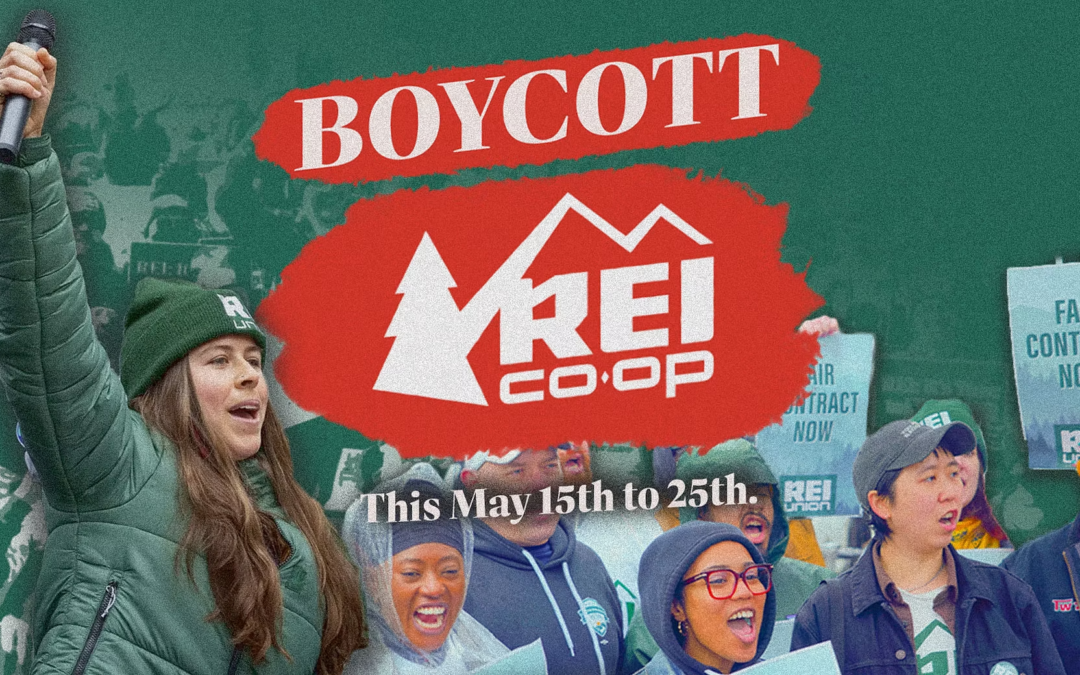 Triad Workers Assembly stands with REI workers, backs 10-day union boycott of REI